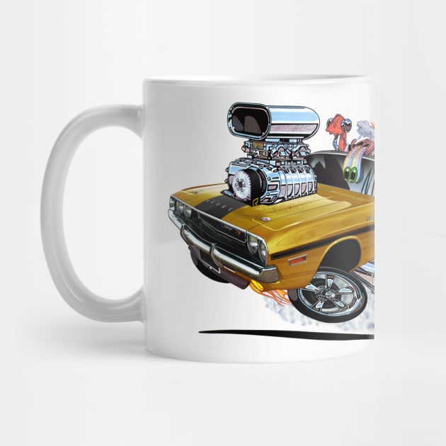 Vince Crain High Octane 1970 Dodge Challenger GOLD by vincecrain